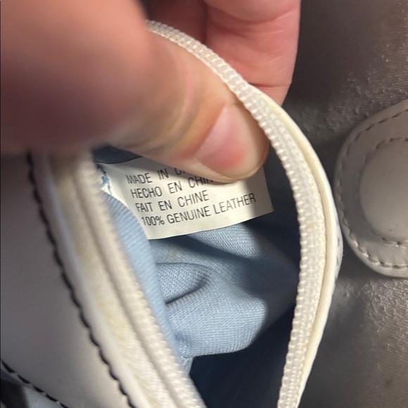 Hype White and Black Leather Mini Bag - Picture 6 of 6